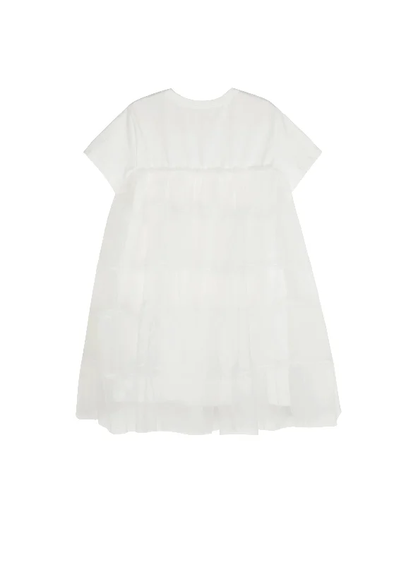 JNBY WHITE SS TULLE DRESS